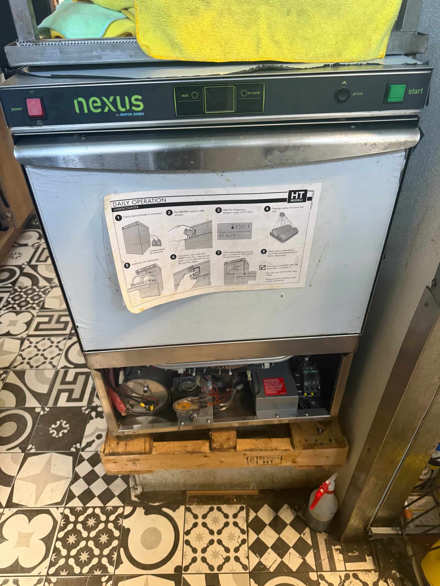 Dishwasher repaired after a filling issue in Halifax.