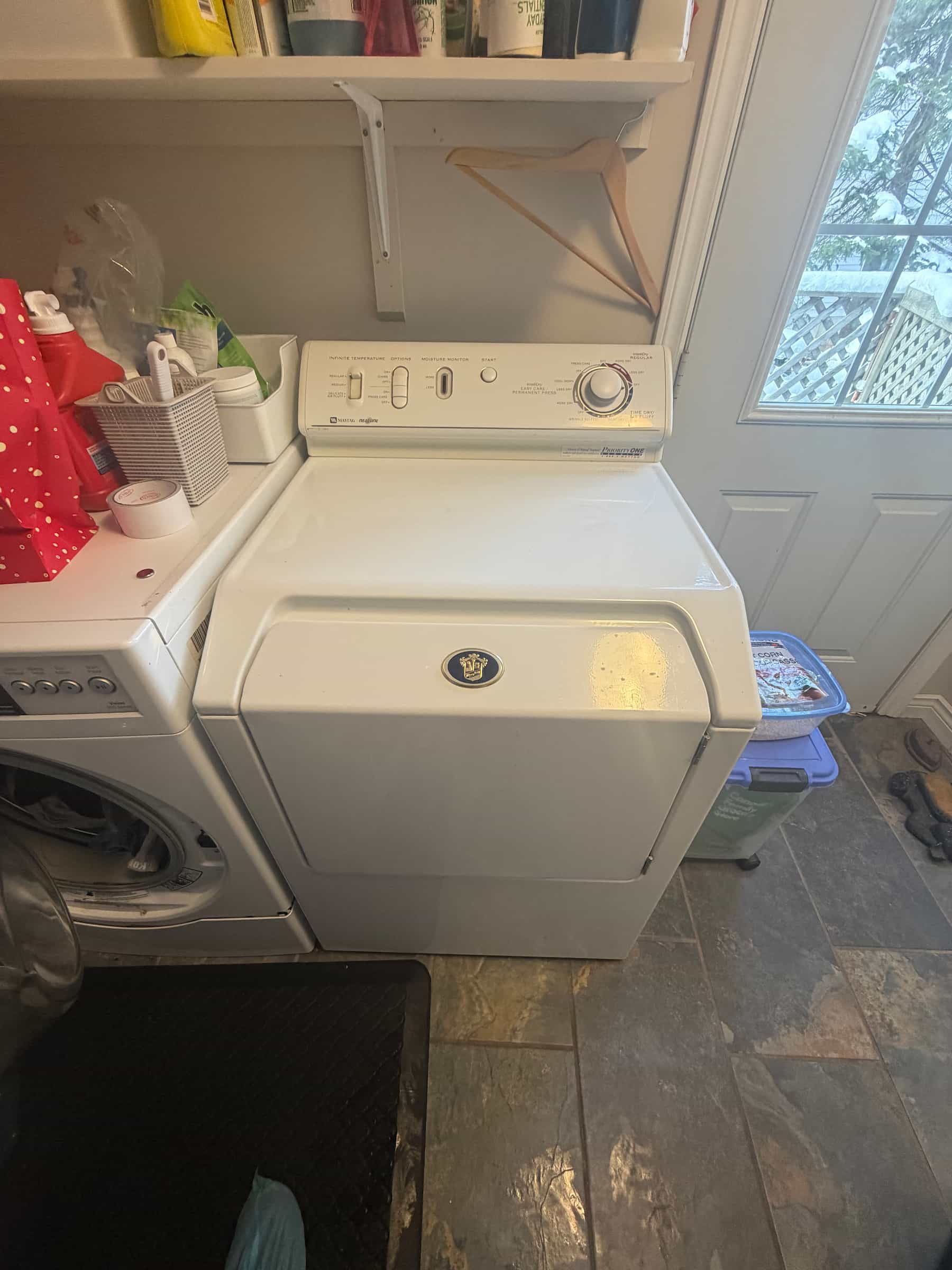 Dryer electrical issue diagnosed and repaired in Fall River.