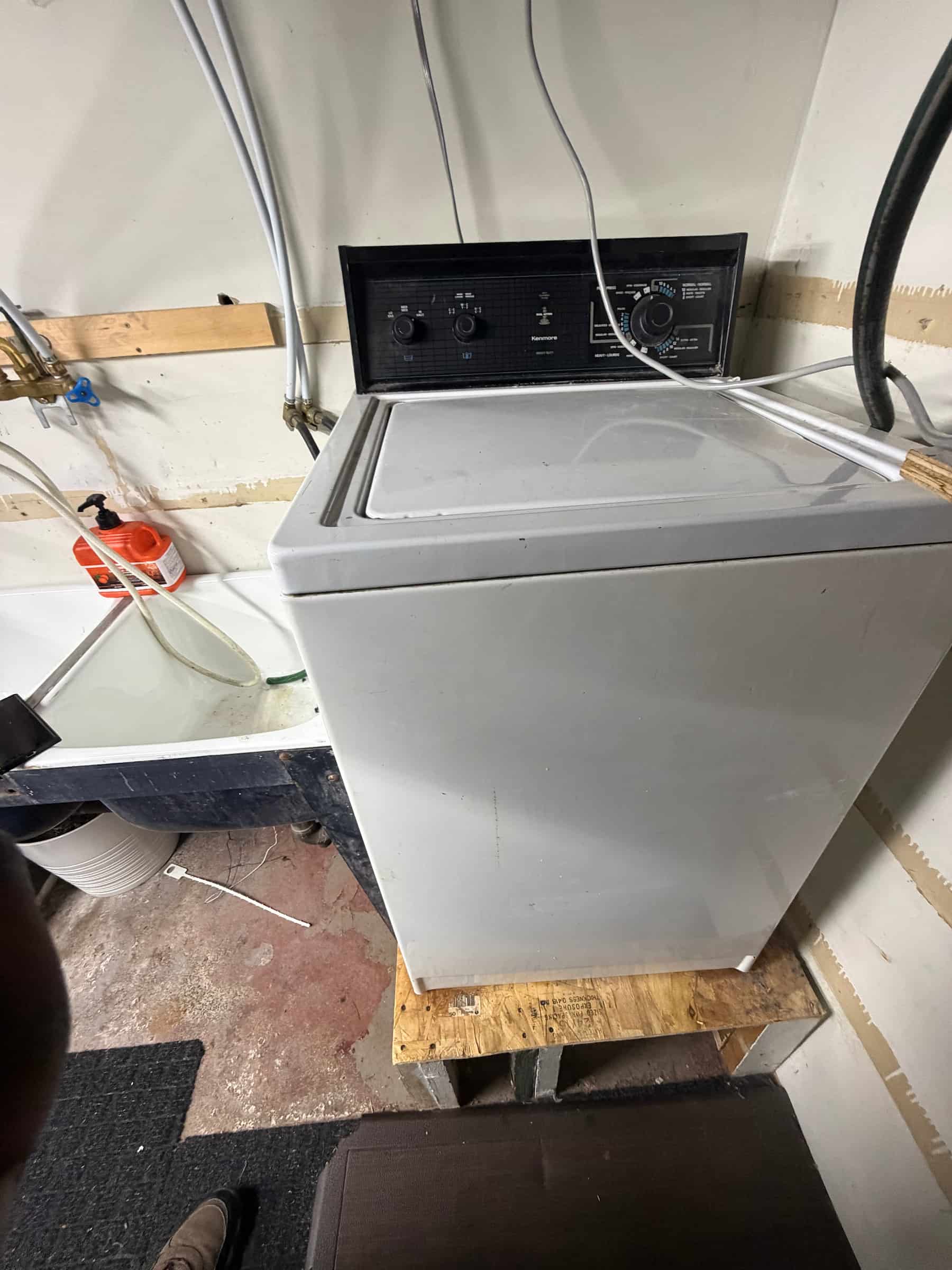 Washer tested and working properly after repair in Timberlea.